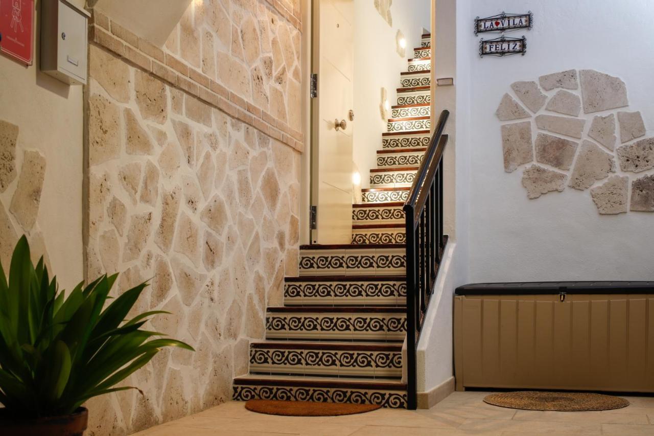 La Vila Feliz, Gemuetliche Private Duplex-Ferienwohnung Im Typischen Fischerhaus Mit Fantastischem Meerblick Villajoyosa Exterior foto